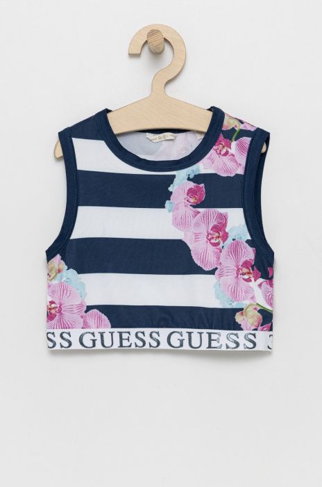 Дитячий топ Guess колір блакитний (1968863)