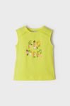 Дитяча бавовняна футболка Mayoral колір жовтий (1987924)