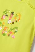 Дитяча бавовняна футболка Mayoral колір жовтий (1987924)