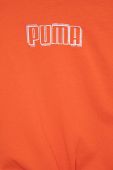 Дитяча бавовняна футболка Puma 846949 колір помаранчевий