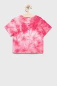 Дитяча бавовняна футболка United Colors of Benetton колір рожевий (2409504)