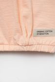 Дитяча бавовняна футболка United Colors of Benetton колір рожевий (2409575)