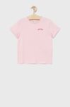 Дитяча бавовняна футболка Kids Only колір рожевий