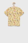 Дитяча футболка Name it колір жовтий