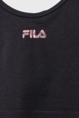Дитячий топ Fila колір чорний