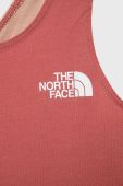 Дитячий топ The North Face колір рожевий