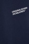 Бавовняна футболка Jack & Jones колір синій з принтом (2339758)