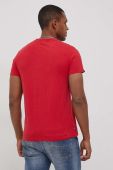 Бавовняна футболка Superdry колір червоний однотонний (2124194)