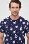 Бавовняна футболка Polo Ralph Lauren колір синій візерунок (2269340)