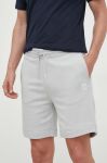 Бавовняні шорти BOSS BOSS CASUAL колір сірий