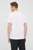 Бавовняна футболка HUGO колір білий з принтом (2248220)