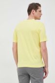 Футболка BOSS чоловічий колір жовтий з принтом