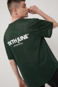 Футболка Sixth June чоловічий колір зелений з аплікацією