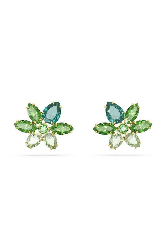Сережки Swarovski Gema колір зелений (3189452)