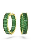 Сережки Swarovski Matrix колір зелений (3189997)