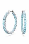 Сережки Swarovski 5647446 MATRIX колір блакитний