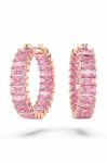 Сережки Swarovski 5657726 MATRIX колір рожевий