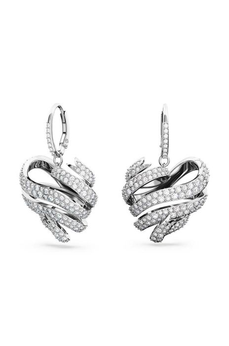 Сережки Swarovski VOLTA колір срібний