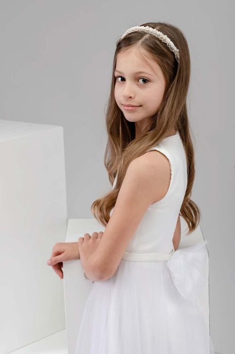 Дитяча гумка для волосся Jamiks MACARENA колір бежевий