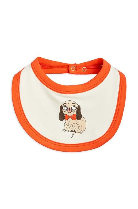 Дитячий слюнявчик Mini Rodini колір червоний