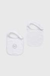 Дитячий слюнявчик Michael Kors 2-pack колір білий (3143773)