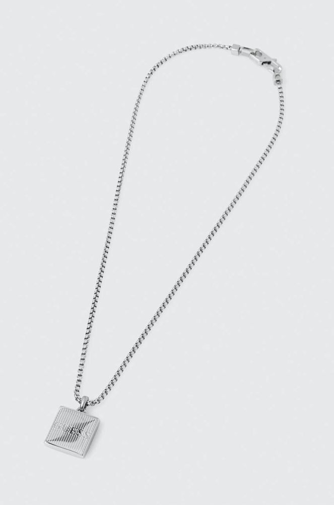 Ланцюжок Guess чоловічий колір срібний (3057373)