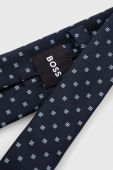 Краватка з домішкою шовку BOSS колір синій (3111982)