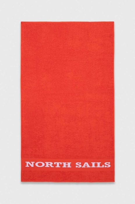 Бавовняний рушник North Sails колір помаранчевий