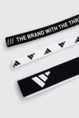 Пов'язки на голову adidas Performance 3-pack колір чорний