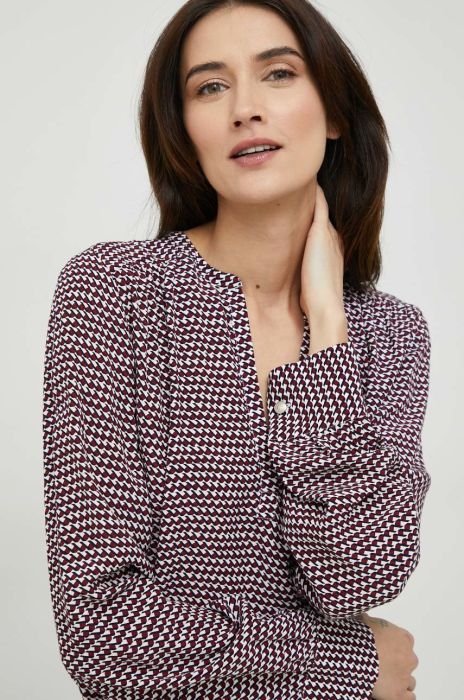Блузка Tommy Hilfiger жіноча візерунок колір барвистий (2887040)