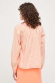 Бавовняна блузка Drykorn жіноча колір помаранчевий однотонна