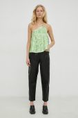 Блузка Herskind жіноча колір зелений візерунок