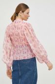 Блузка Bruuns Bazaar жіноча колір рожевий візерунок