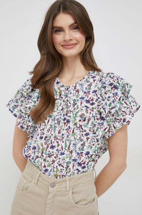 Блузка Tommy Hilfiger жіноча візерунок колір барвистий (3021587)