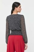 Блузка Morgan жіноча колір чорний візерунок (3250581)