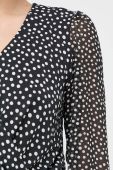 Блузка Morgan жіноча колір чорний візерунок (3250581)