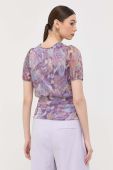 Блузка Morgan жіноча колір фіолетовий візерунок (3297405)