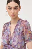 Блузка Morgan жіноча колір фіолетовий візерунок (3297405)