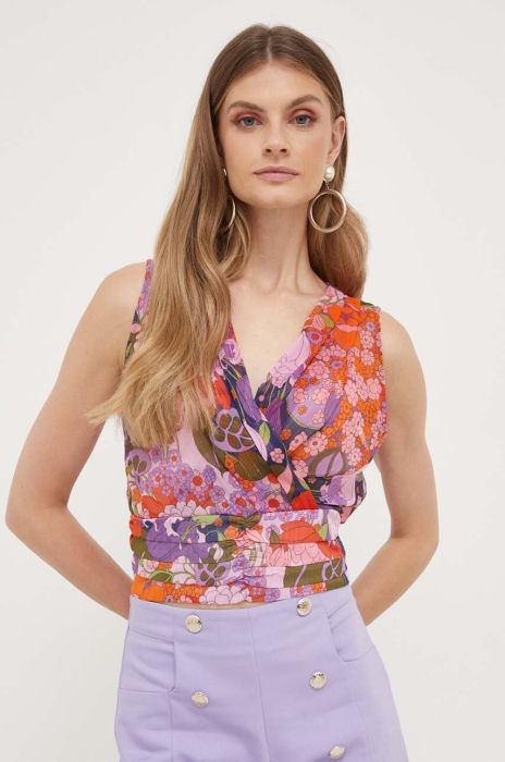 Топ Morgan колір фіолетовий візерунок