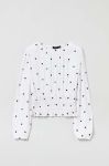 Дитяча блузка OVS колір білий візерунок