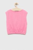 Дитячий топ United Colors of Benetton колір рожевий (3233025)