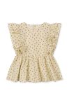 Дитяча блузка Konges Sl?jd колір бежевий візерунок (3172852)