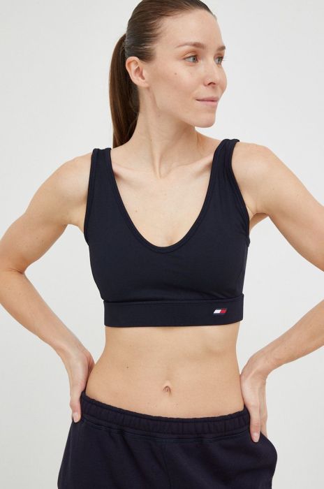 Спортивний бюстгальтер Tommy Hilfiger колір синій однотонний (2850619)