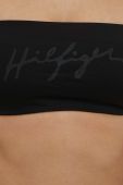 Купальний бюстгальтер Tommy Hilfiger колір чорний м'яка чашечка
