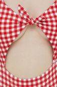 Суцільний купальник Guess Колір червоний ущільнена чашечка колір червоний