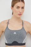 Спортивний бюстгальтер adidas Performance Aeroreact колір сірий