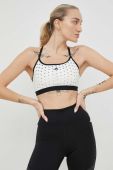Спортивний бюстгальтер adidas Performance AeroReact Колір білий візерунок колір білий