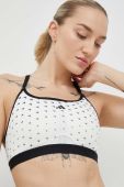 Спортивний бюстгальтер adidas Performance AeroReact Колір білий візерунок колір білий