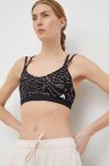 Бюстгальтер для йоги adidas Performance Yoga Essentials колір чорний візерунок