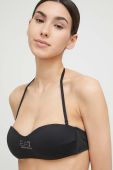 Роздільний купальник EA7 Emporio Armani колір чорний ущільнена чашечка (3103802)